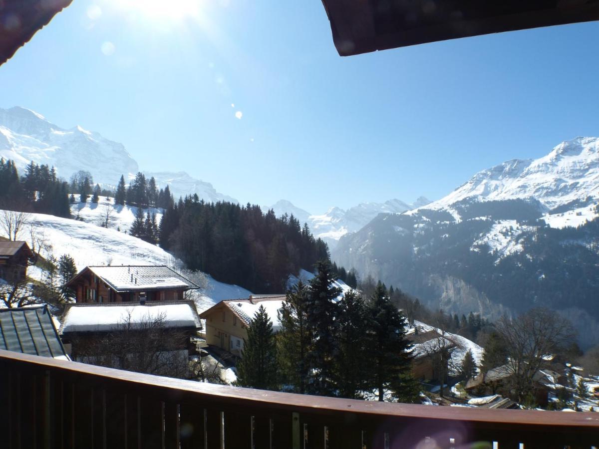 Chalet Eigersunne 2 Wengen Esterno foto