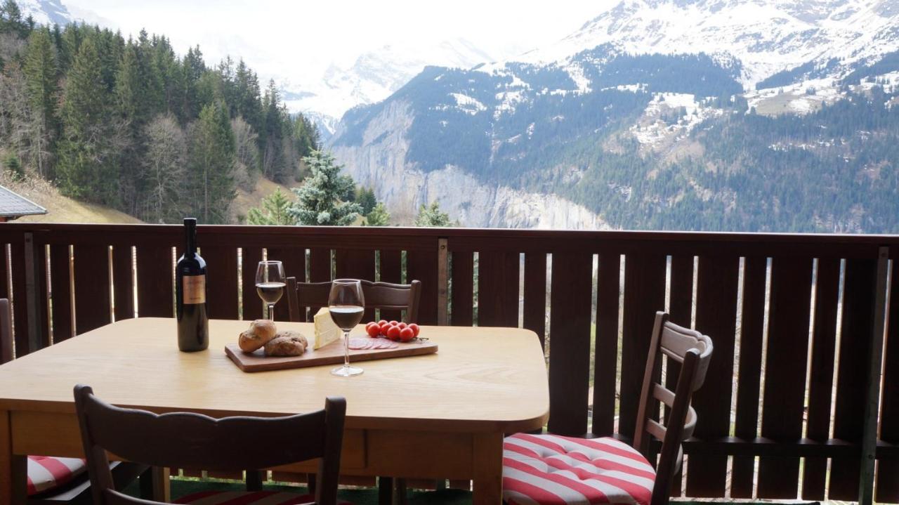 Chalet Eigersunne 2 Wengen Esterno foto