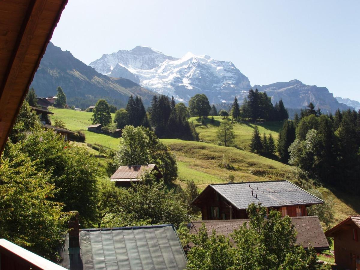 Chalet Eigersunne 2 Wengen Esterno foto