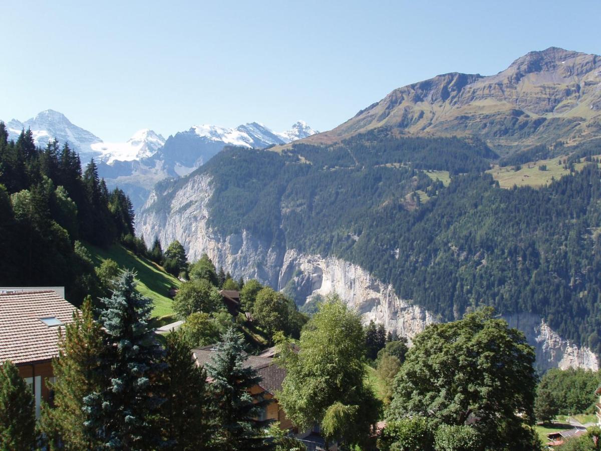 Chalet Eigersunne 2 Wengen Esterno foto