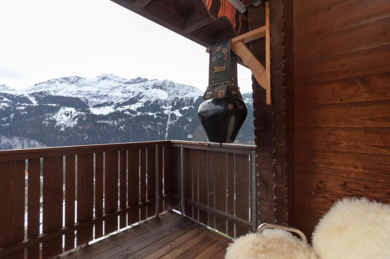 Chalet Eigersunne 2 Wengen Esterno foto